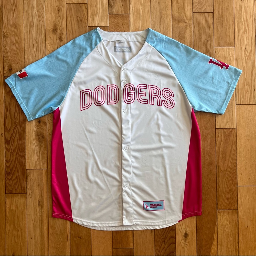 Los Angeles LA Dodgers Mexican Heritage Night Jersey 2023 Size XL